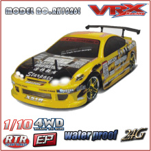 Escala 1/10 4x4 turismo RC Brushless carro, velocidade elétrica modelo rc carro de corrida